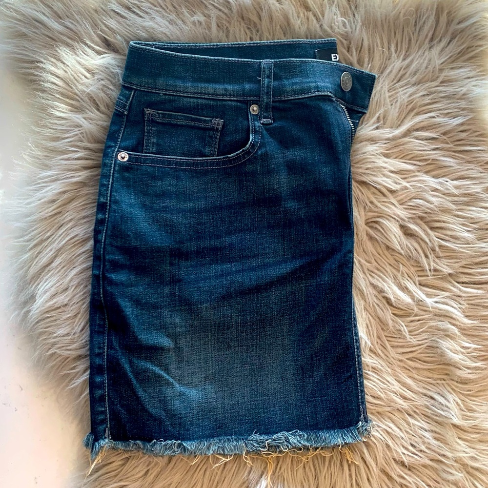 Express Jean pencil skirt